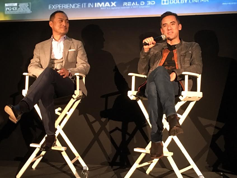 Star Ken Watanabe and director Michael Dougherty.